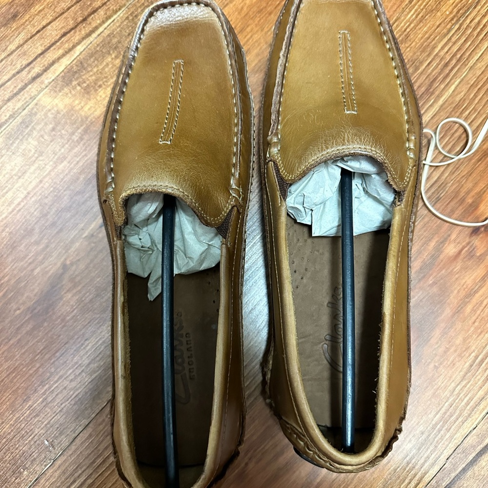 Clarks Size 9.5 Mansell Loafer (brown/tan available). New, never worn.